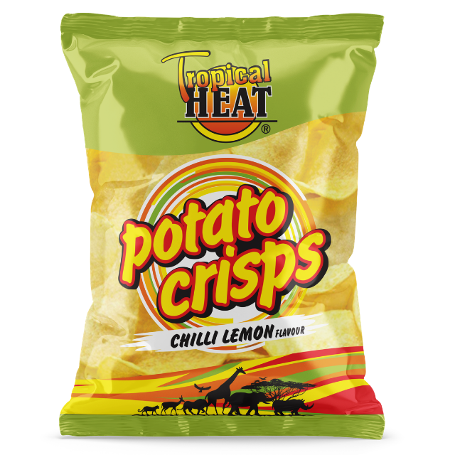 Tropical Heat Potato Crisps Chilli & Lemon 100g